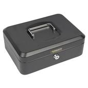 Sterling CB03BK Keyed-Lock Cash Box Black 10