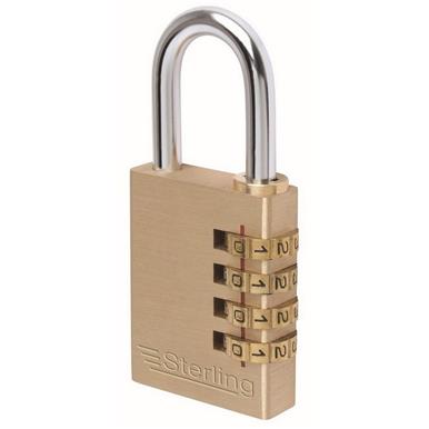 Sterling CPL140 Combination Padlock Brass 40mm