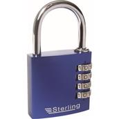 Sterling CPL141 Combination Padlock Aluminium 40mm