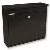 Sterling MB02BK Post Box Square Black