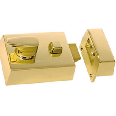 Sterling NLB101 Double Locking Night Latch Standard Brass