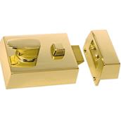 Sterling NLB101 Double Locking Night Latch Standard Brass