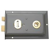 Sterling SRL002 Rim Lock Sash Grey 152mm x 101mm * Clearance *