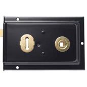 Sterling SRL004 Rim Lock Sash Black 152mm x 101mm