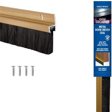 Stormguard Brush Type Draught Excluder Gold 36&quot; (02SR0190914G)