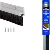 Stormguard Brush Type Draught Excluder Aluminium 36