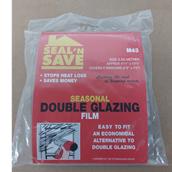 Stormguard Seal'n'Save M43 Seasonal Double Glazing Film Clear 6SQM (110M0436SQM)