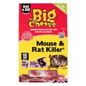 The Big Cheese Mouse and Rat Killer Pasta Bait 15 Sachets