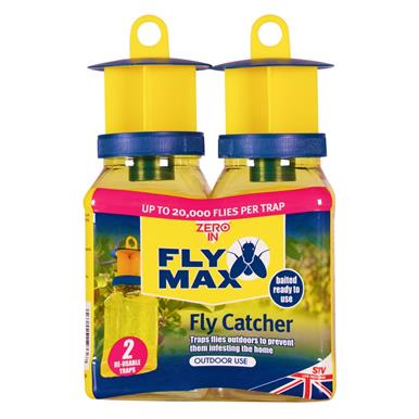Zero In Fly Catcher Bottles Twin Pack