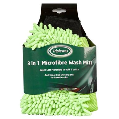 Triplewax CTA050 3 in 1 Microfibre Wash Mitt * Clearance *