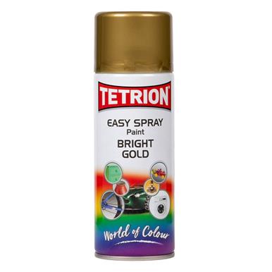 Tetrion Easy Spray Paint Bright Gold 400ml