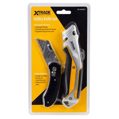 X0900011 XTrade Utility Knife Set 2Pc