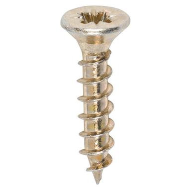 Timco Yellow Countersunk Woodscrews 3.0x15mm Box of 200 * Clearance *