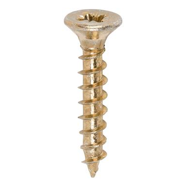 Timco Yellow Countersunk Woodscrews 3.0x17mm Box of 200 * Clearance *