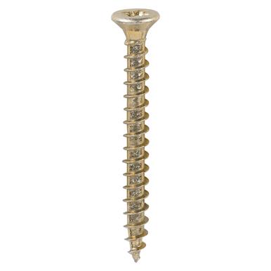 Timco Yellow Countersunk Woodscrews 3.0x30mm Box of 200 * Clearance *