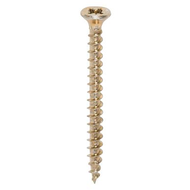 Timco Yellow Countersunk Woodscrews 3.5x40mm Box of 200