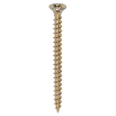 Timco Yellow Countersunk Woodscrews 4.0x50mm Box of 200