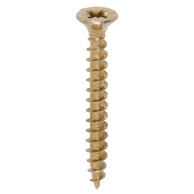 Timco Yellow Countersunk Woodscrews 4.5x40mm Box of 200