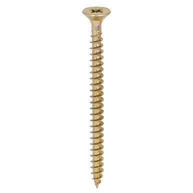Timco Yellow Countersunk Woodscrews 6.0x80mm Box of 200 * Clearance *