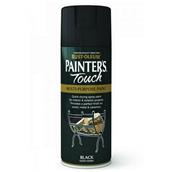 Rustoleum Painters Touch Satin Black Spray 400ml