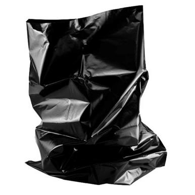 Pack of 100 Heavy Duty Black Rubble Sacks (500mm x 750mm x 100mu) 40Ltr Capacity