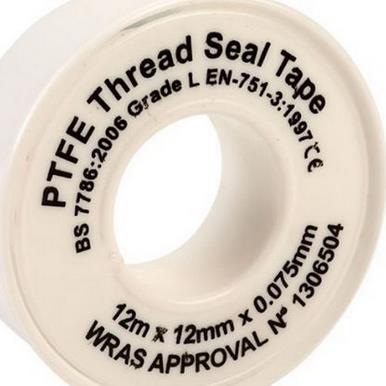 Ultra PTFE Tape White 12mm x 12m Pack of 10