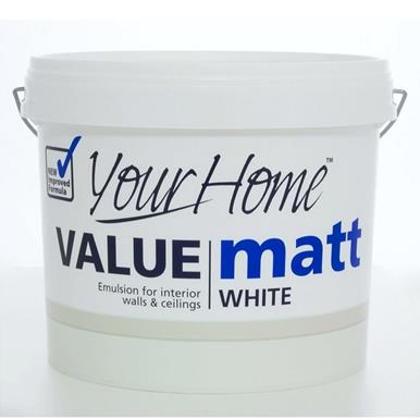 Your Home White Matt Paint 10L