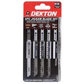 Dekton DT80915 Jigsaw Blades B and D Type Set Pack of 5