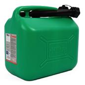 Hilka 10L Green Plastic Fuel Can