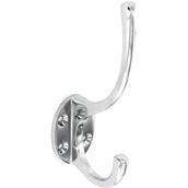 Securit B2980 Hat and Coat Hook Chrome 125mm Box of 10