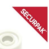 SecurPak SP10024 - Bag/10 Door Stop White 32mm (4)