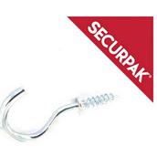 SecurPak SP10122 - Bag/10 Cup Hook ZP 25mm (15)