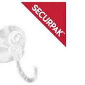 SecurPak SP10142 - Bag/10 Suction Hook Clear 35mm (4)