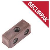 SecurPak SP10166 - Bag/10 Modesty Block Brown (12)