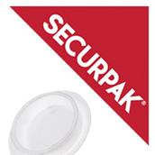 SecurPak SP10545 - Bag/10 Fold Over Screw Caps Large White (25)