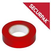 SecurPak SP10694 - Bag/10 PVC Tape Red 5m (1)