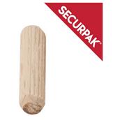 SecurPak SP11426 - Bag/10 Wooden Dowels M10 x 40mm (10)