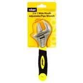 Rolson 19025 2 in 1 Extra Wide Adjustable Wrench