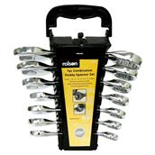 Rolson 46851 Combination Stubby Spanner Set 7Pc