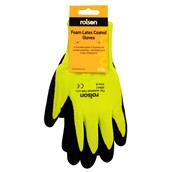 * Pack of 12 Prs * Rolson 60641 Foam Latex Coated Gloves Size Large