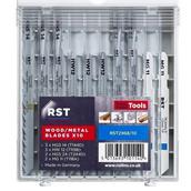RST RST2968/10 Wood and Metal Jigsaw Blade Set 10pc