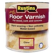 Rustins Floor Varnish Clear Satin 1L