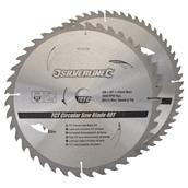 Silverline (803634) TCT Circular Saw Blades 40 60T 2pk 300 x 30 - 25 20 16mm
